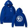 Mens Oversized Hooded Sweatshirt With Letter Print Casual Long Sleeve Pullover Fall Youth Fashion