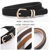 Pin Buckle Business Waist Belt Luxury Design Frosted Waistband Suede Leather Belt  For Women