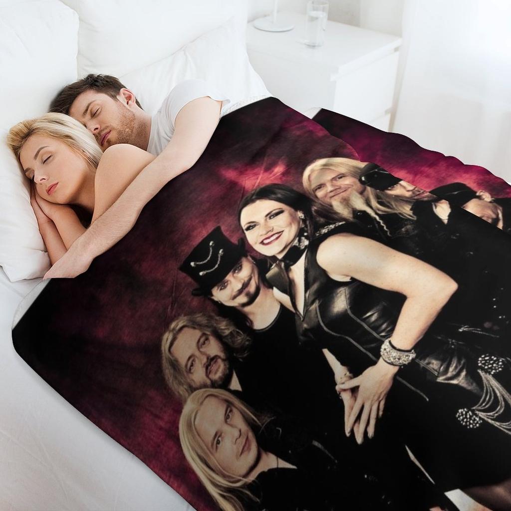 symphonic metal Throw Blanket Fluffy Cozy Throw Blanket for Home Decor