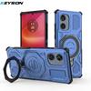 KEYSION Funda Magnética Antigolpes para Motorola Edge 50 Fusion 5G con Soporte de Anillo Vertical para MOTO Edge 50 Fusion 5G
