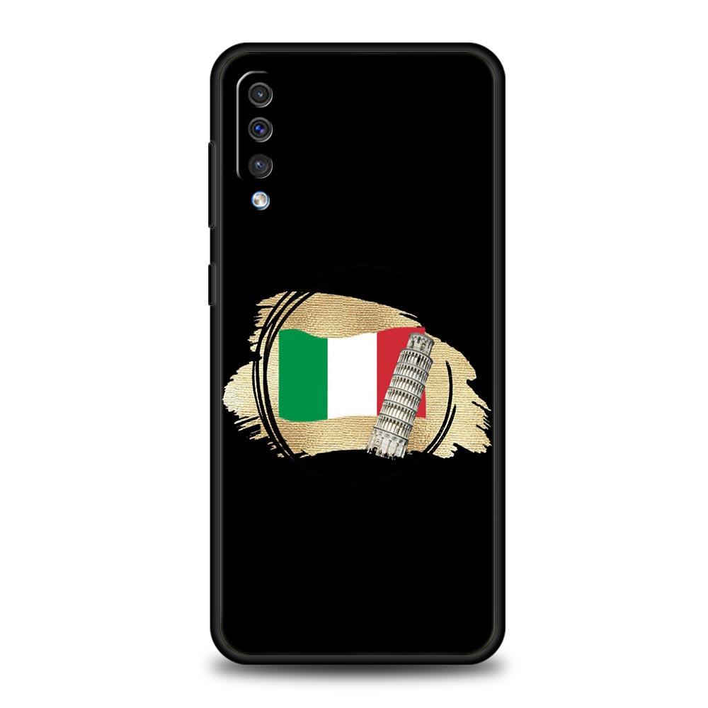ITALY Flag Phone Case For Samsung A54 A52 A24 A14 A50 A72 A70 A10 A30 A40 A20S A20E A02S A12 A22 A34 A42 A32 5G A04s Cover