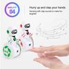 Multifunctional Children Cartoon Induction Tumbler Smart Sound Light Music Robot Toy