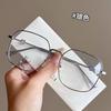 Square Shape Woman Glasses Korean Stylish Blue Light Blocking Women'S Glass Frame European American Decorative Glass