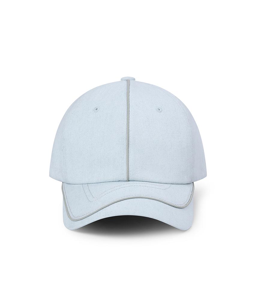 Aeneoaeswi Two Visor Denim Cap Light Blue