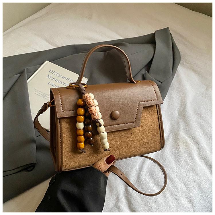 Retro Fashion Handbag Women's 2025 New High-end Casual Small Square Bag Commuter Popular Shoulder Messenger Bag