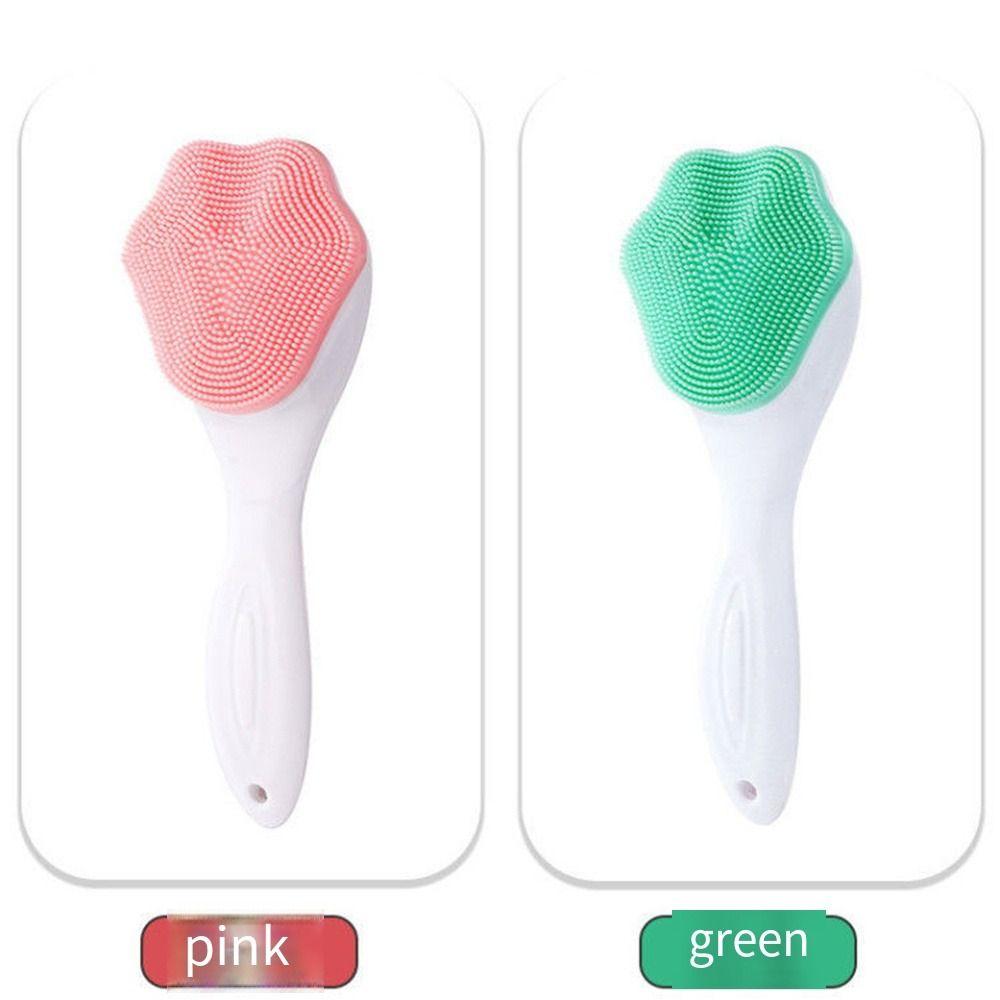Silicone Silica Gel Facial Brush Soft Facial Face Scrubber Brush Hand Wash Brush
