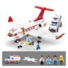 Set di Mattoncini Aereo di Soccorso Medico per Bambini Giocattolo Creativo Stem