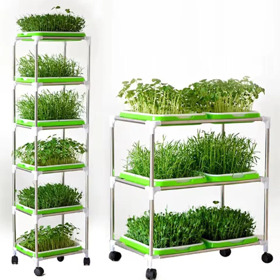 3/1PCS Plastic Grow Nursery Pots Vegetable Soilless Nursery Trays Seed Germination Tray Seedling Sprout Plate Garden Supplies
