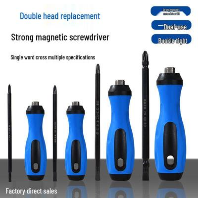 2-in-1 Multi-Functional Manual Screwdriver: Phillips & Flat-head