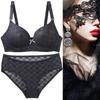 Underwire Support Comfortable Breathable Anti-exposure Shaping Women's Bra and Soft Panties