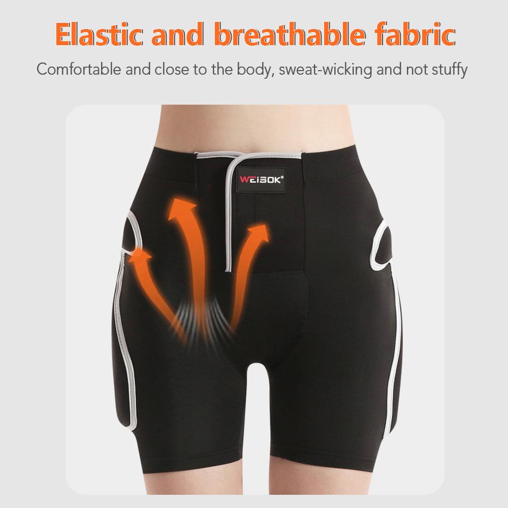 מבוגרים עצם הזנב ירך מגן ישבן תלת-ממדי מכנסיים מרופדים לסקי סנובורד