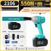 High Torque Rechargeable Electric Impact Wrench 2106 with Lithium Battery for Auto Repair & Woodworking