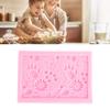 Embossed Floral Pattern Flower Mold Food Grade Silicone Chocolate Mold Silicone Mold  Candy Making
