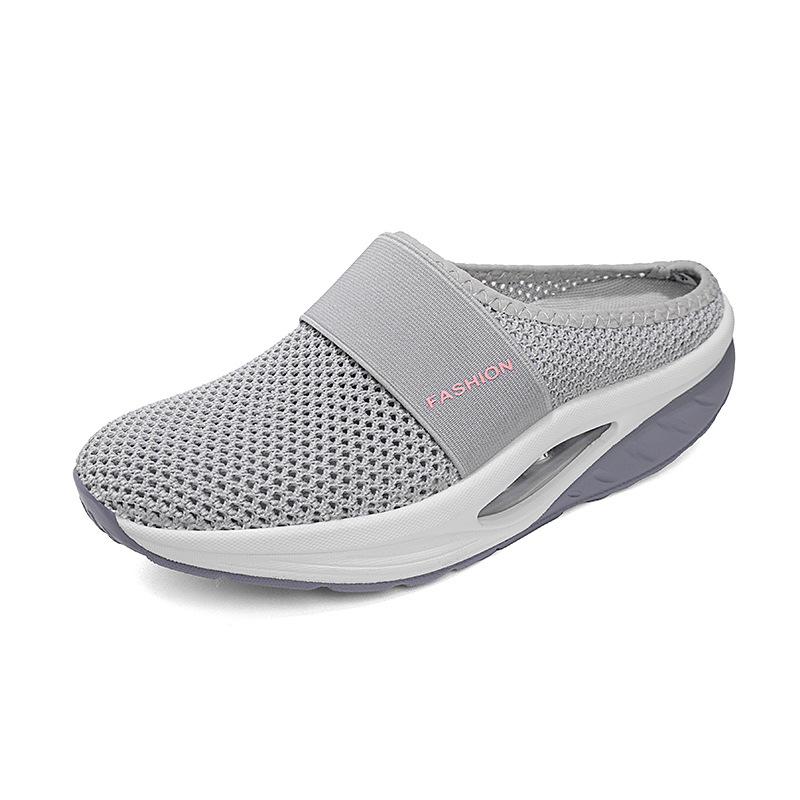 New Summer Breathable Fly-woven Shoes Casual Shoes Flat Shoes Single Shoes Net Shoes Soft-soled Shoes