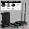 Strong Load-Bearing Foldable Hand Truck Labor-Saving Flatbed Cart Portable Trolley Cart  Garden