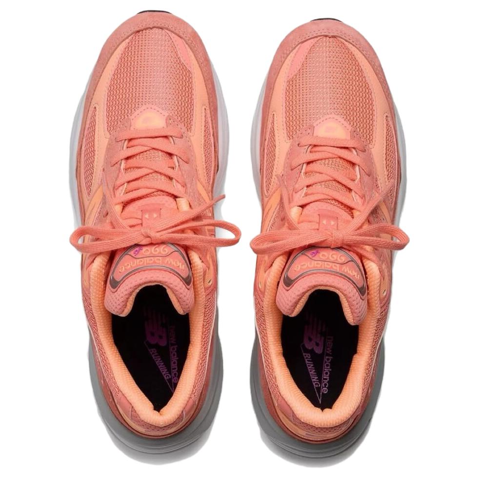 New Balance 990v6 Made In USA Salmon Unisex Sneakers Pink U990SR6