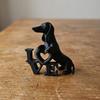 3D Printed Love Dog Ornament Cute Dog Statue Funny Animal Sculpture  Dog Lover