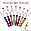 SMVP Telescopic 360-Degree Rotating Stainless Steel BBQ Fork