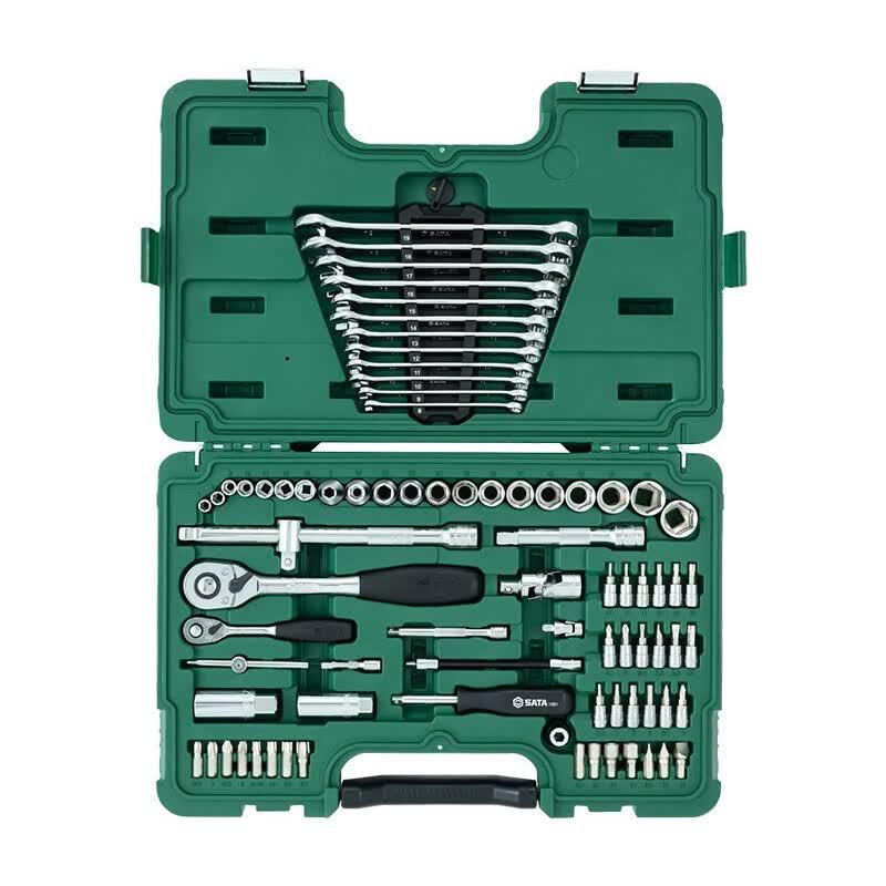 SATA 80-Piece Mixed Socket and Tool Set 80 Piece Set