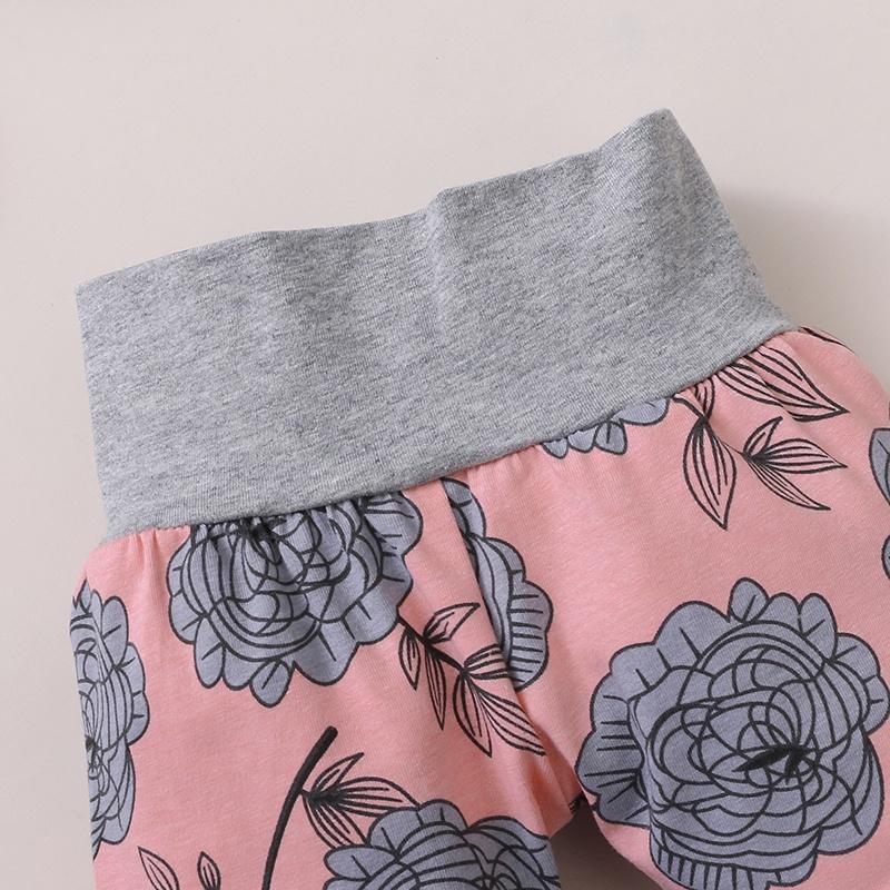 0-18 Monate Neugeborenes Baby Mädchen Kleidung Langarm Strampler Rose Hose mit Mütze & Stirnband Frühling 4-teiliges Outfit Kleinkind Mädchen Kleidung