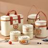 Cute Bear Insulated Lunch Box For Kid Student School Portable Leak-proof 304 Stainless Steel Keep Warm Food Jar Microwave Safe