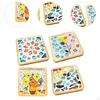 4 Pieces DIY Mosaic Coaster Handmade Craft for Playdates School Art Projects sunflower