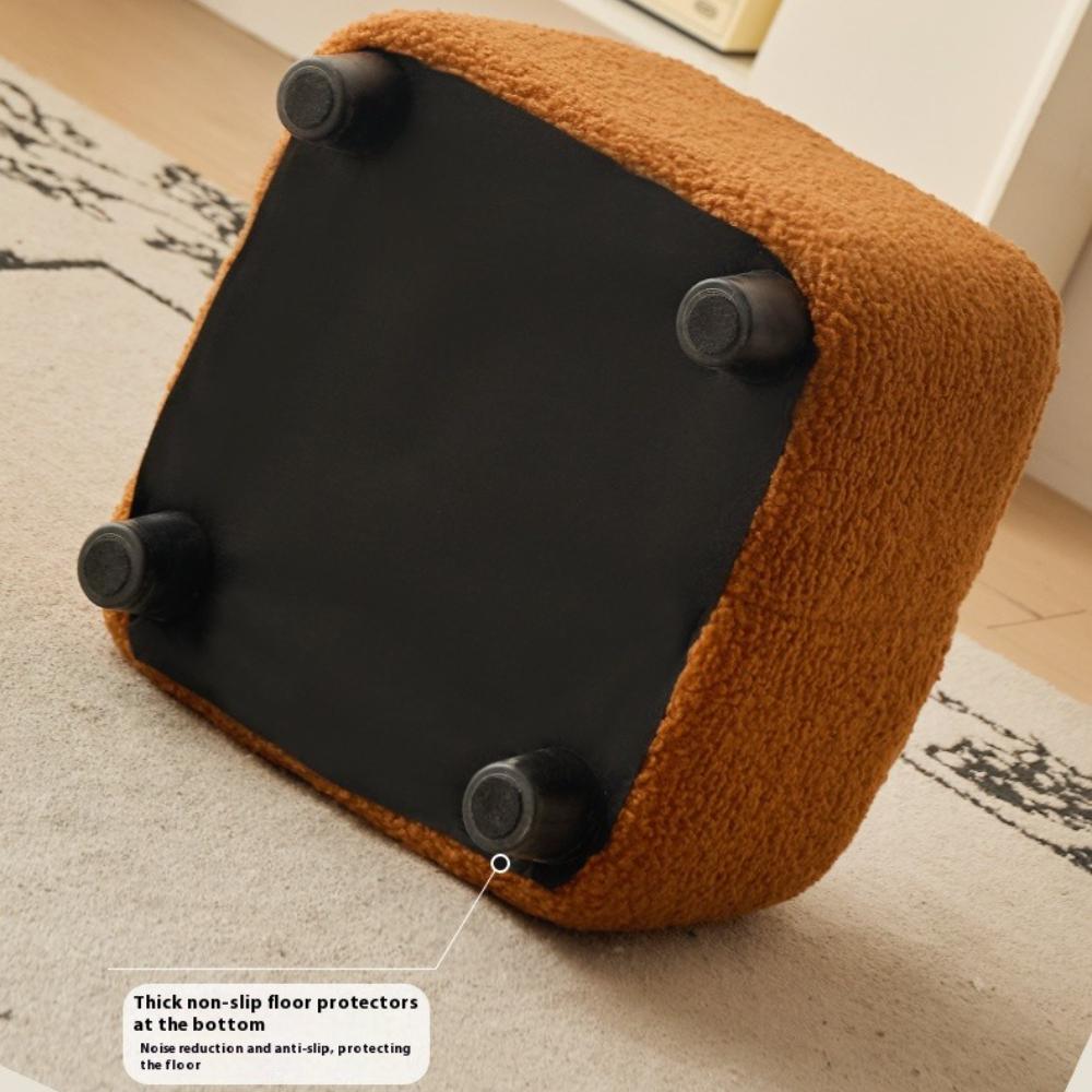 Creative Four Sided Soft Stool Storage Stool with Storage Capacity Bedroom Vanity Chair Super Soft Footstep Stool Home Furniture
