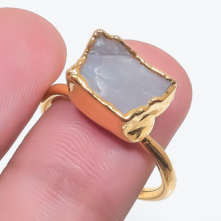 

Botswana Agate Gemstone Handmade 925 Sterling Silver Jewelry Ring Size 7.5 KJ-1398