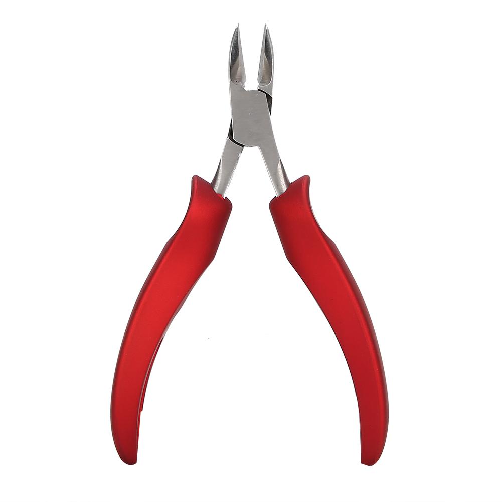 

Нержавеющая сталь Кусачки для ногтей Резак Удаление омертвевшей кожи Ниппер Кутикула Педикюр ТриммерКрасный