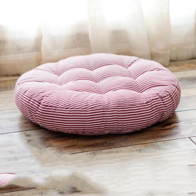 1 Pcs Round Soft Cushion Office Chair Cushion Tatami Meditation Cushion Sofa Throw Pillows Yoga Floor Mat Decor Seat Cushions