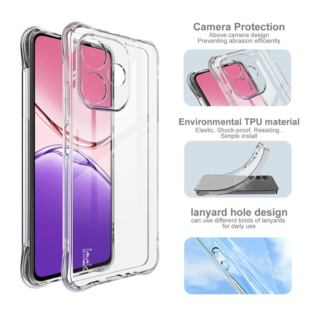 IMAK For Oppo A5 Pro 5G (Global)/4G (Global) Case TPU Phone Cover Airbag Shockproof Protection