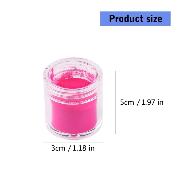 12-teiliges UV-Glitzerpulver-Set Lebendige Kunstpigmente für Basteln &