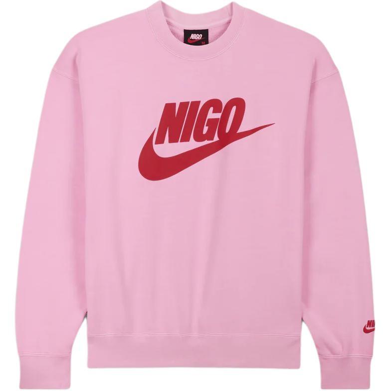 Nike x Nigo Fleece Sweatshirt  Pink Red  Men s FV5941-621 S