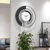 Retro Large Wall Clock Modern Room Decoration Luxury Wall Clock Living Room Hotel Office Wall Decor Metal Silent Hanging Watches
