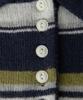 Sseomweeobeoteo Cope Stripe Knit - Navy