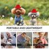 Cowboy Dog Cat Hat Pet Costume Supplies Premium Non-Woven Material Adjustable Strap for Western Theme Party Graduation
