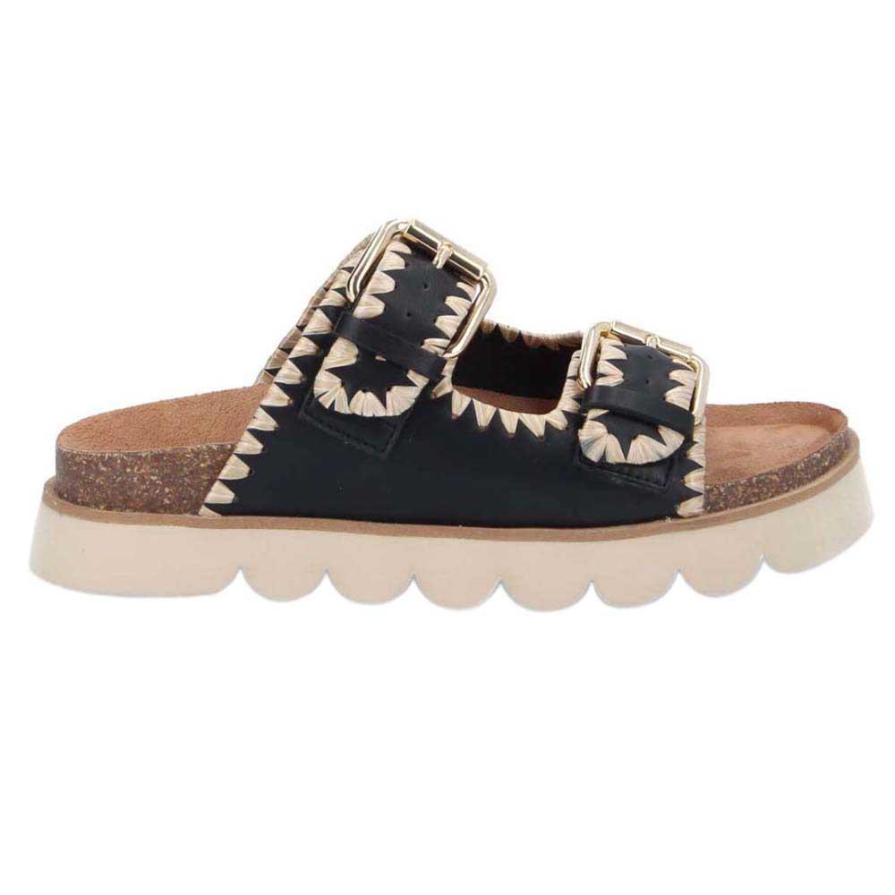 No-name mules leather black