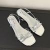 Moda Moda Nodo a Farfalla Sandali Zeppa Donna Scarpe Slip-On Scarpe con Cinturino Sandali con Tacco Donna Scarpe Donna