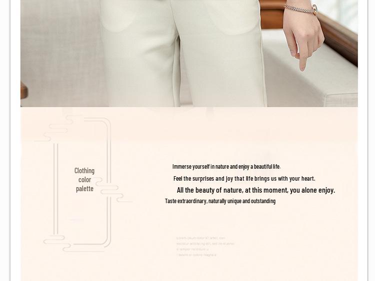 Stylish Ice Silk Knit Half-Sleeve T-shirt for Middle-Aged and Elderly Women