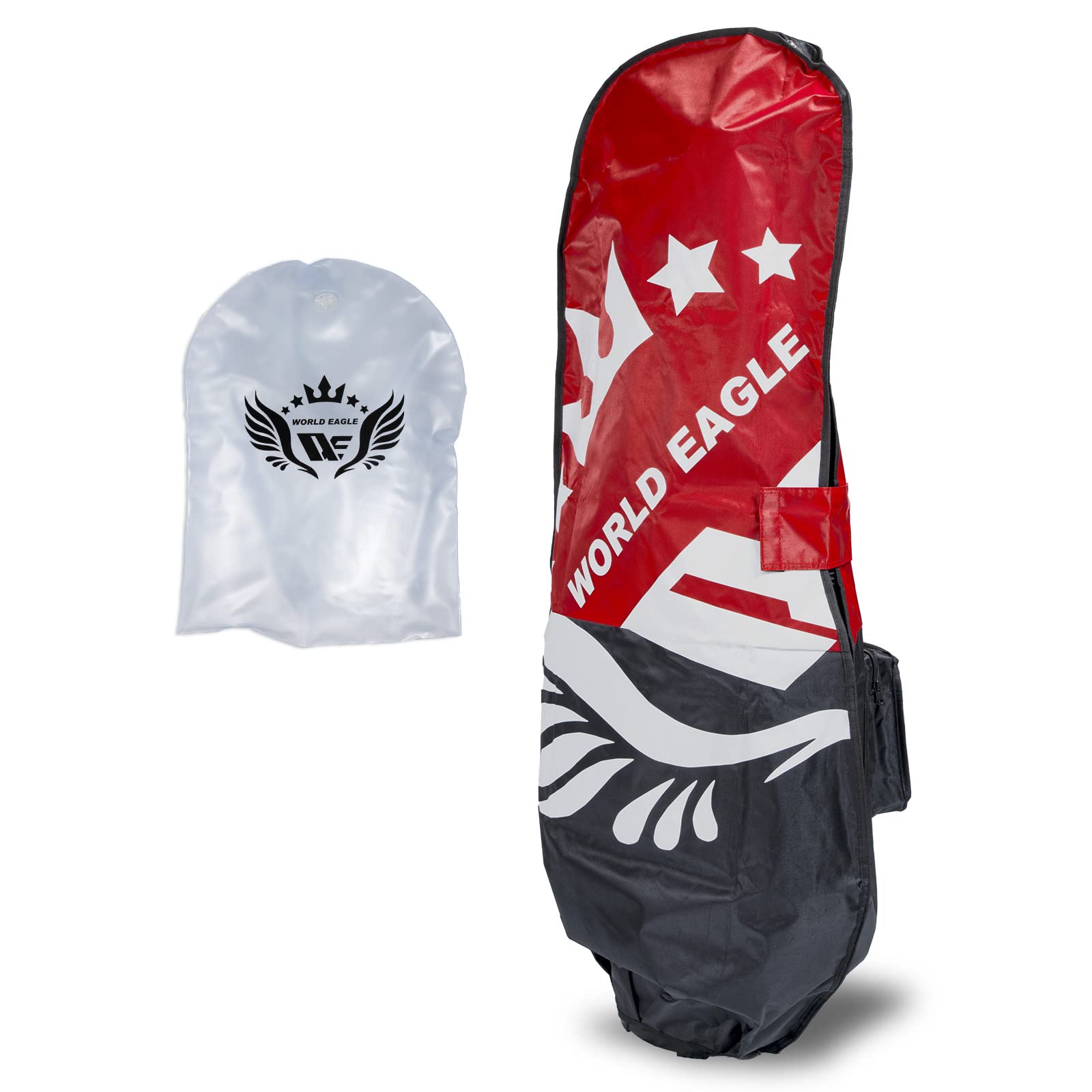 

WORLD EAGLE Travel with Safety Air Red HiTC-VG Cover, Heavy-Duty Cushion,