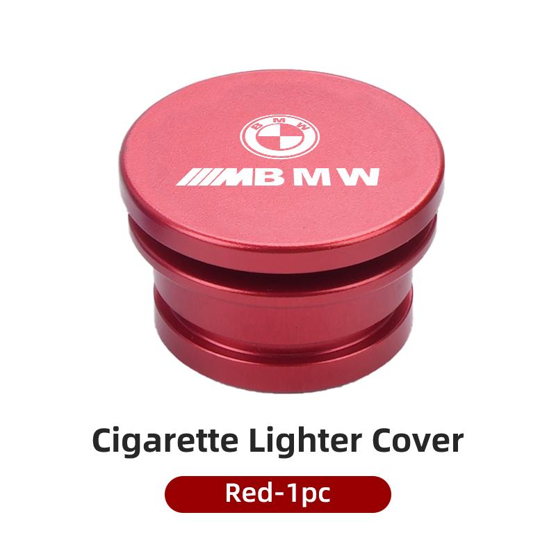2025 Hot Metal Car Cigarette Lighter Cover Decorative Cover DustProof Dust Cover Auto  Accessories For BMW Motorsport X1 X3 X5 E