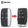 KEYYOU Modified Upgraded Car Remote Key Shell Case Fob For Land Rover Range Rover LR2 LR4 Fit For Jaguar F-Pace F-Type XE XF XJ