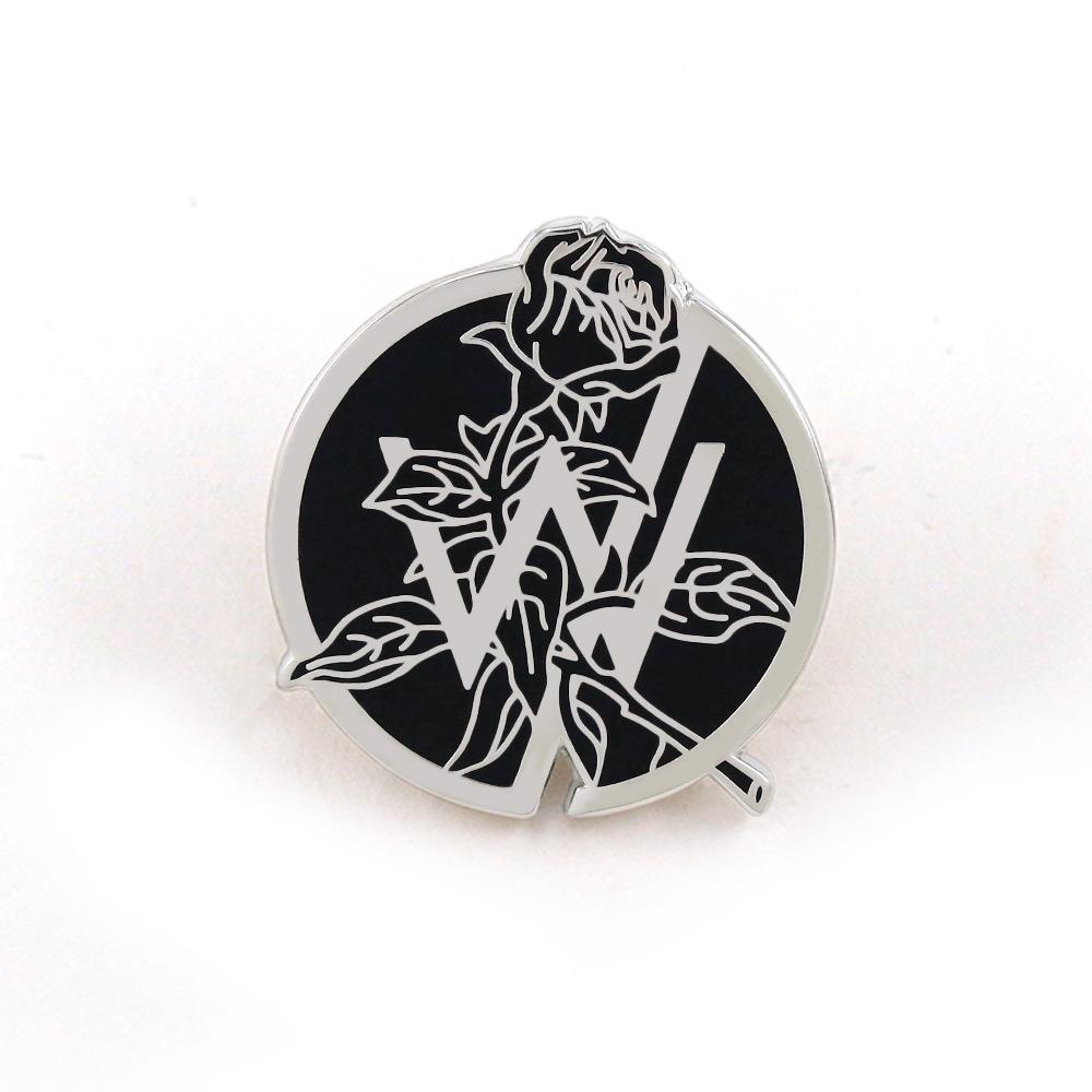 American Post-Hardcore Band Logo Enamel Brooch: Creative Fan Collection Lapel Pin
