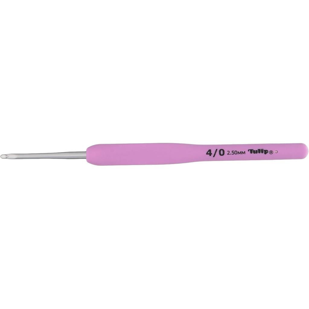 Tulip ETIMO ROSE Crochet Hook with Cushion Size Grip, 6/0, TER-07