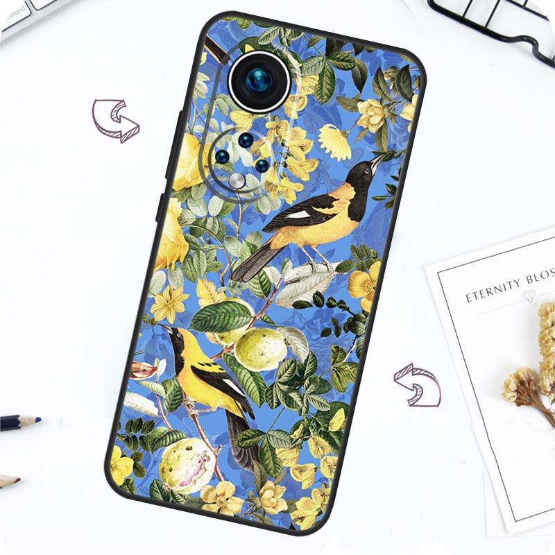 Garden Birds Case For Honor Magic 7 Lite 5 6 Pro Honor 200 50 70 90 Lite X8b X9a X8a X8 X9 X9c X9b Cover