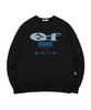 ESCAPEFROM Escf Logo Collage Print Sweatshirt Black