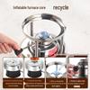 MAXCOOK 304 Stainless Steel Alcohol Mini Hot Pot
