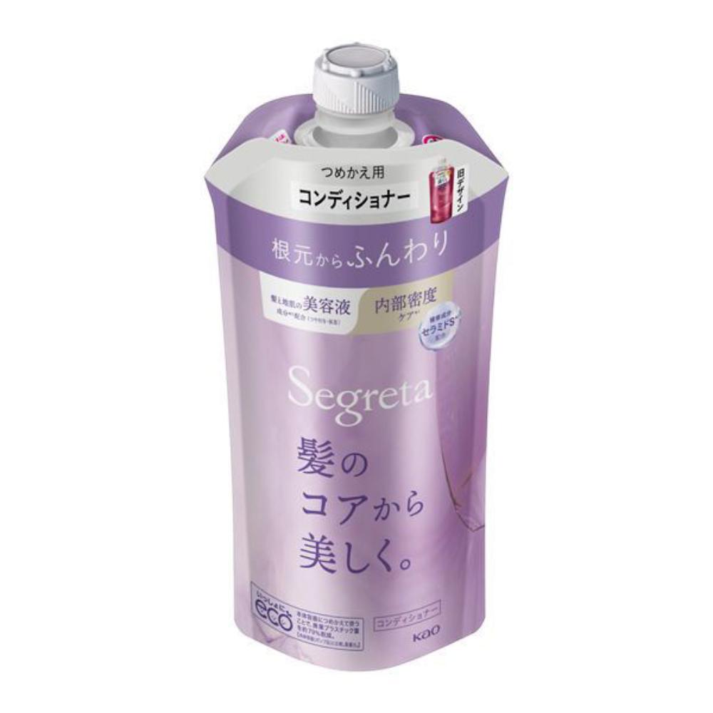 Japan Kao Segreta Conditioner Manage Unruly Hair / Soft and Light (Bottle 430ml / Refill 340ml)