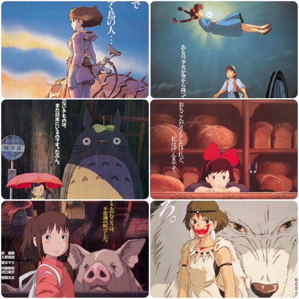[USED] 6 Bonus DVDs + Case with Movie Viewing Remastered Version Studio Ghibli / Hayao Miyazaki