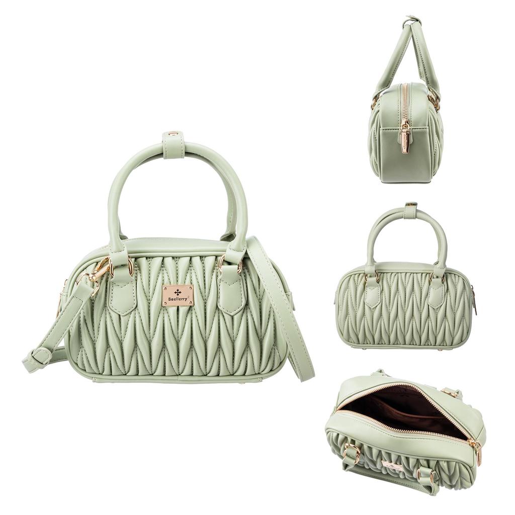 Luxury Women's Large Capacity Pleated Handbag - Fashionable Crossbody & Shoulder Bag